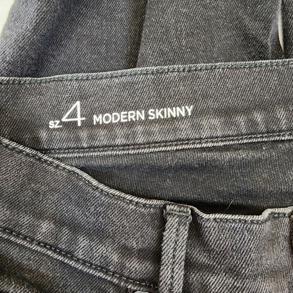 Loft Outlet Black Modern Skinny Jeans Pants - Picture 9 of 12